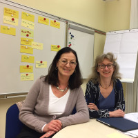 Claudia Tausend und Bettina Messinger